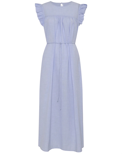 Frau - Stockholm Long Kjole - Baby Lavender Stripe